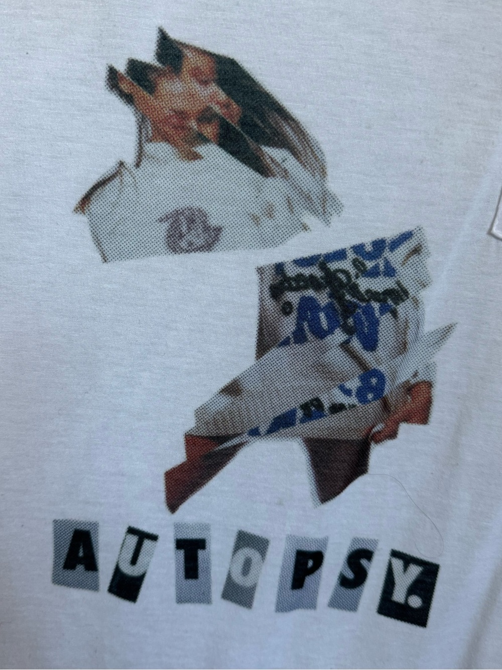 Hand Printed ‘Autopsy' Tank
Top